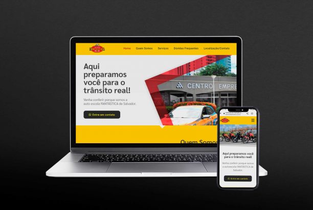 Site Autoescola Fantástica